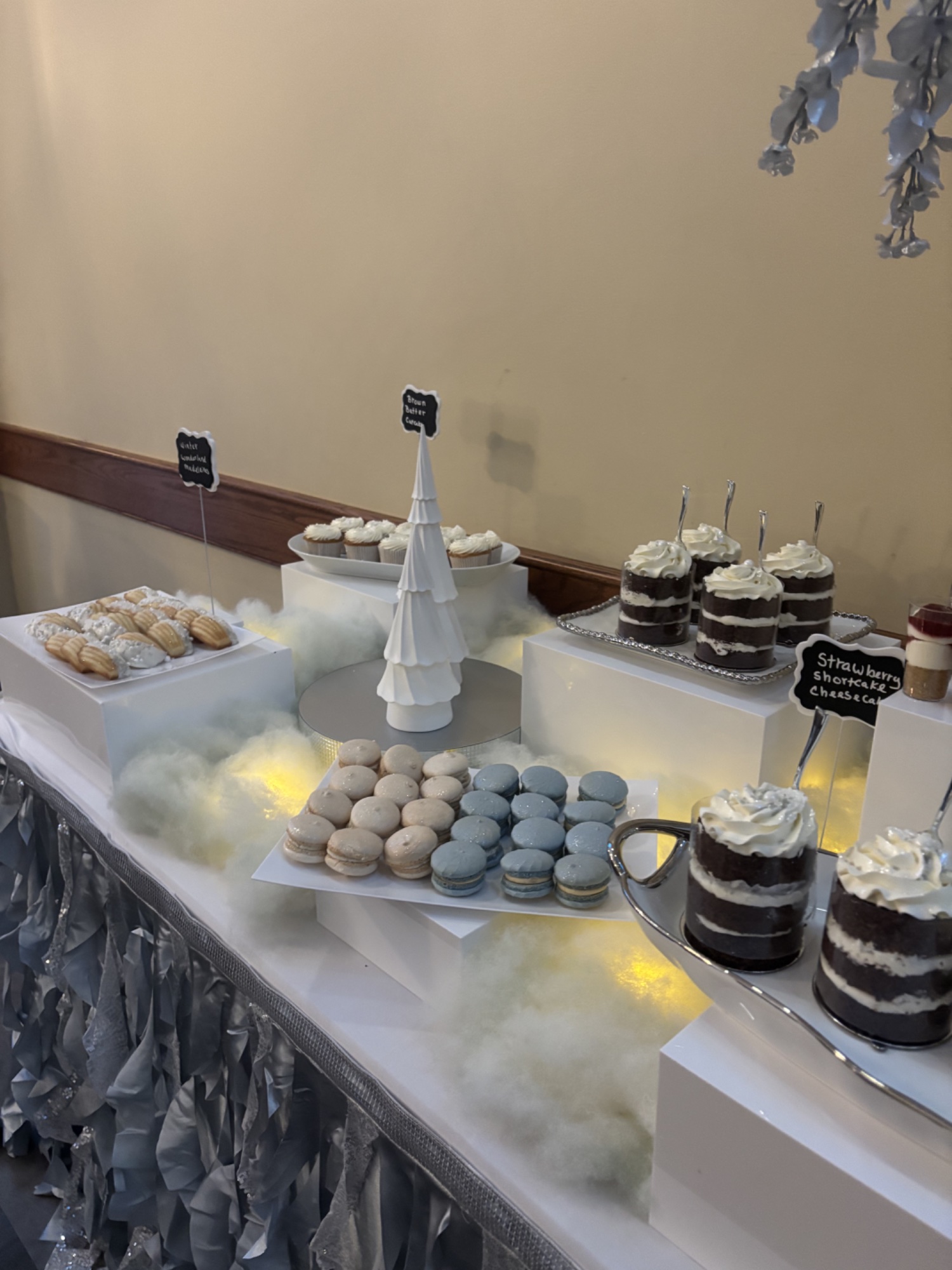 Close-up Dessert Display